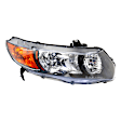 3-Piece Kit Passenger Side Halogen Headlight, Without bulb(s), Includes (1) Fender, (1) Grille Assembly, and (1) Headlight