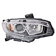 2-Piece Kit Passenger Side Halogen Headlight, With bulb(s), OE Replacement, Includes (1) Fender and (1) Headlight
