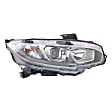 3-Piece Kit Passenger Side Halogen Headlight, Includes (1) Fender, (1) Grille Assembly, and (1) Headlight