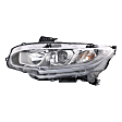 3-Piece Kit Driver Side Halogen Headlight, Includes (1) Fender, (1) Grille Assembly, and (1) Headlight