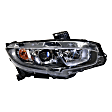 3-Piece Kit Passenger Side Halogen Headlight, Includes (1) Fender, (1) Grille Assembly, and (1) Headlight, CAPA Certified