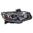 2-Piece Kit Passenger Side Halogen Headlight, With bulb(s), Hatchback, OE Replacement, CAPA Certified, Includes (1) Fender and (1) Headlight