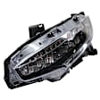 2-Piece Kit Driver Side LED Headlight, With bulb(s), Coupe, OE Replacement, Includes (1) Fender and (1) Headlight