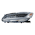 3-Piece Kit Driver Side LED Headlight, Includes (1) Fender, (1) Grille Assembly, and (1) Headlight