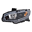 3-Piece Kit Driver Side Halogen Headlight, Includes (1) Fender, (1) Grille Assembly, and (1) Headlight