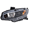 4-Piece Kit Driver and Passenger Side Halogen Headlight, With bulb(s), OE Replacement, Includes (2) Fender and (2) Headlight