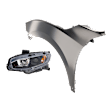 2-Piece Kit, Front, Driver Side Fender, CAPA Certified, Includes (1) Fender and (1) Headlight