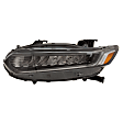 4-Piece Kit Driver and Passenger Side LED Headlight, With bulb(s), OE Replacement, Includes (2) Fender and (2) Headlight