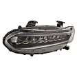 2-Piece Kit Driver Side LED Headlight, With bulb(s), OE Replacement, Includes (1) Fender and (1) Headlight
