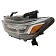 2-Piece Kit Driver Side LED Headlight, With bulb(s), OE Replacement, Includes (1) Fender and (1) Headlight