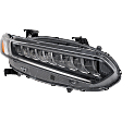 2-Piece Kit Passenger Side LED Headlight, With bulb(s), Sedan, OE Replacement, Includes (1) Fender and (1) Headlight