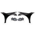 4-Piece Kit Front, Driver and Passenger Side Fender, CAPA Certified, Includes (2) Fender and (2) Headlight