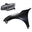 2-Piece Kit, Driver Side LED Headlight, With bulb(s), OE Replacement, Includes (1) Fender and (1) Headlight