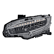 3-Piece Kit Driver Side LED Headlight, Includes (1) Fender, (1) Grille Assembly, and (1) Headlight