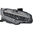 3-Piece Kit Passenger Side LED Headlight, Includes (1) Fender, (1) Grille Assembly, and (1) Headlight