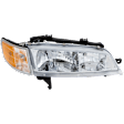 1994 Honda Accord - 5-Piece Kit Driver and Passenger Side Halogen Headlight, With bulb(s), OE Replacement,  Includes (2) Fender, (1) Grille Assembly, and (2) Headlight