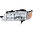 1994 Honda Accord - 5-Piece Kit Driver and Passenger Side Halogen Headlight, With bulb(s), OE Replacement,  Includes (2) Fender, (1) Grille Assembly, and (2) Headlight