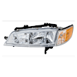 3-Piece Kit Driver Side Halogen Headlight, Includes (1) Fender, (1) Grille Assembly, and (1) Headlight