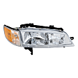 1994-1997 Honda Accord - 3-Piece Kit Passenger Side Halogen Headlight, Includes (1) Fender, (1) Grille Assembly, and (1) Headlight