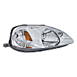3-Piece Kit Passenger Side Halogen Headlight, Without bulb(s), Sedan, Includes (1) Fender, (1) Grille Assembly, and (1) Headlight
