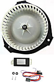 2005 GMC Envoy XUV - 2-Piece Kit Blower Motor, For Models Without Rear A/C,  Includes (1) Blower Motor and (1) Blower Motor Resistor