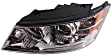 2009 Hyundai Sonata - 3-Piece Kit Driver and Passenger Side Halogen Headlight, With bulb(s), OE Replacement,  Includes (1) Bumper Cover and (2) Headlight