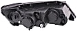 2009 Hyundai Sonata - 3-Piece Kit Driver and Passenger Side Halogen Headlight, With bulb(s), OE Replacement,  Includes (1) Bumper Cover and (2) Headlight