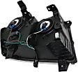2006 Jeep Grand Cherokee - 3-Piece Kit Driver and Passenger Side Halogen Headlight, With bulb(s), OE Replacement,  Includes (1) Bumper Cover and (2) Headlight