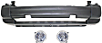 2007 Jeep Liberty - 3-Piece Kit Front Textured Bumper Cover, Sport Utility,  Includes (1) Bumper Cover and (2) Headlight