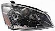 2006 Nissan Altima - 3-Piece Kit Driver and Passenger Side Halogen Headlight, With bulb(s),  With halogen headlights, OE Replacement, Sedan,  Includes (1) Bumper Cover and (2) Headlight