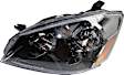 2006 Nissan Altima - 3-Piece Kit Driver and Passenger Side Halogen Headlight, With bulb(s),  With halogen headlights, OE Replacement, Sedan,  Includes (1) Bumper Cover and (2) Headlight