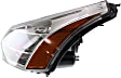 2009 Ford Focus - 3-Piece Kit Driver and Passenger Side Halogen Headlight, With bulb(s), 4-Door, OE Replacement, Sedan,  Includes (1) Bumper Cover and (2) Headlight