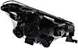 2009 Ford Focus - 3-Piece Kit Driver and Passenger Side Halogen Headlight, With bulb(s), 4-Door, OE Replacement, Sedan,  Includes (1) Bumper Cover and (2) Headlight
