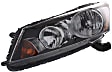 3-Piece Kit Driver and Passenger Side Halogen Headlight, With bulb(s), OE Replacement, Sedan, CAPA Certified, Includes (2) Headlight and (1) Bumper Cover