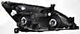 3-Piece Kit Driver and Passenger Side Halogen Headlight, With bulb(s), OE Replacement, Includes (1) Bumper Cover and (2) Headlight