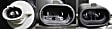 3-Piece Kit Driver and Passenger Side Halogen Headlight, With bulb(s), OE Replacement, Includes (1) Bumper Cover and (2) Headlight