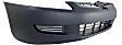 3-Piece Kit Driver and Passenger Side Halogen Headlight, With bulb(s), OE Replacement, Includes (1) Bumper Cover and (2) Headlight