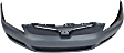 3-Piece Kit Driver and Passenger Side Halogen Headlight, With bulb(s), OE Replacement, Includes (1) Bumper Cover and (2) Headlight