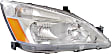 3-Piece Kit Driver and Passenger Side Halogen Headlight, With bulb(s), OE Replacement, Includes (1) Bumper Cover and (2) Headlight