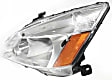 3-Piece Kit Driver and Passenger Side Halogen Headlight, With bulb(s), OE Replacement, Includes (1) Bumper Cover and (2) Headlight