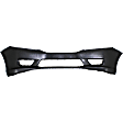 2013 Honda Accord - 3-Piece Kit Front Primed Bumper Cover, Sedan,  Includes (1) Bumper Cover and (2) Headlight