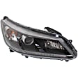 2013 Honda Accord - 3-Piece Kit Front Primed Bumper Cover, Sedan,  Includes (1) Bumper Cover and (2) Headlight