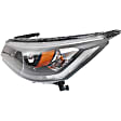 2013 Honda Accord - 3-Piece Kit Front Primed Bumper Cover, Sedan,  Includes (1) Bumper Cover and (2) Headlight