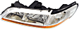 1998-2000 Honda Accord - 3-Piece Kit Driver and Passenger Side Halogen Headlight, Without bulb(s), Sedan, OE Replacement, Includes (1) Bumper Cover and (2) Headlight