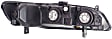 1998-2000 Honda Accord - 3-Piece Kit Driver and Passenger Side Halogen Headlight, Without bulb(s), Sedan, OE Replacement, Includes (1) Bumper Cover and (2) Headlight