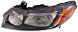 2007 Honda Civic - 3-Piece Kit Driver and Passenger Side Halogen Headlight, Without bulb(s), OE Replacement, Sedan,  Includes (1) Bumper Cover and (2) Headlight