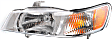 2003 Honda Odyssey - 3-Piece Kit Driver and Passenger Side Halogen Headlight, Without bulb(s), OE Replacement,  Includes (1) Bumper Cover and (2) Headlight