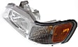 2003 Honda Odyssey - 3-Piece Kit Driver and Passenger Side Halogen Headlight, Without bulb(s), OE Replacement,  Includes (1) Bumper Cover and (2) Headlight