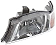 2003 Honda Odyssey - 3-Piece Kit Driver and Passenger Side Halogen Headlight, Without bulb(s), OE Replacement,  Includes (1) Bumper Cover and (2) Headlight