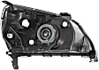 2003 Honda Pilot EX - 3-Piece Kit Front Primed Bumper Cover,  Includes (1) Bumper Cover and (2) Headlight